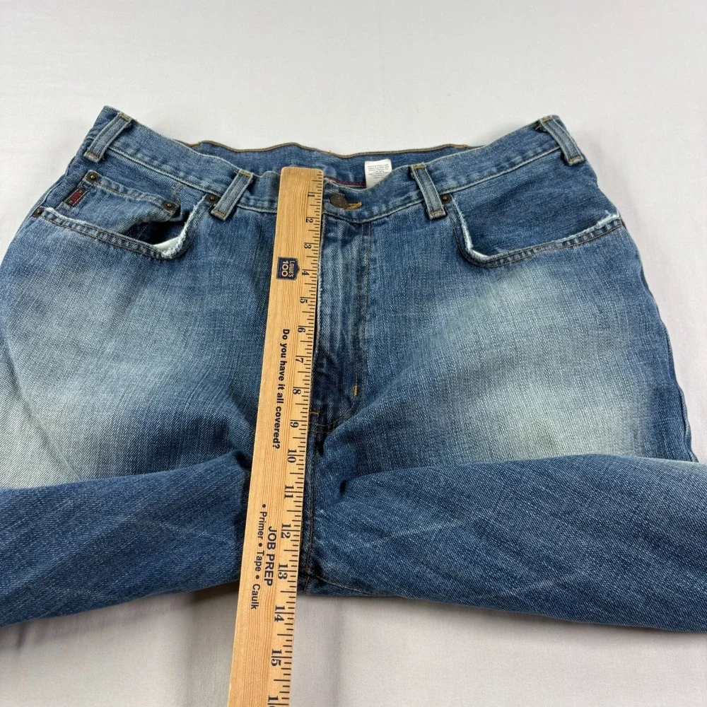 Vintage Abercrombie & Fitch Jeans Mens 36x34 Blue Bootcut Denim Y2K USA Made